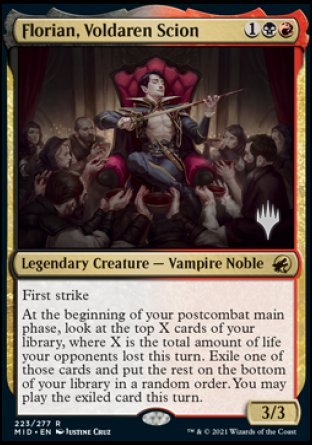Florian, Voldaren Scion (223) [Promo Pack: Innistrad: Midnight Hunt]