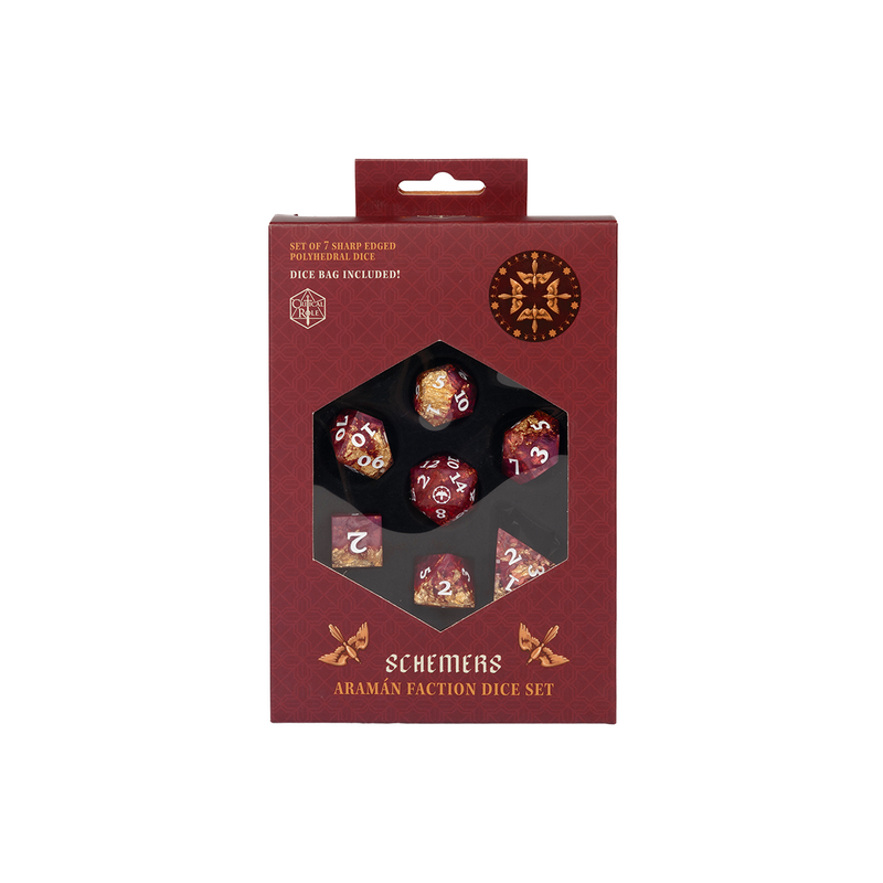 Aramán Faction Dice Set: Schemers