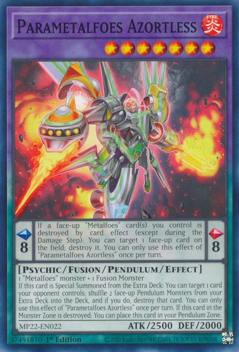 Parametalfoes Azortless (MP22-EN022) [2022 Tin of the Pharaoh's Gods]