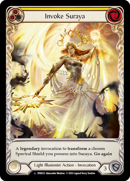 Invoke Suraya // Suraya, Archangel of Knowledge (Marvel) (DYN212) [Dynasty]