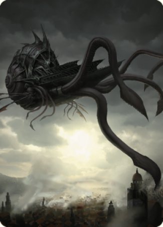 Nautiloid Ship Art Card (80) [Art Series: Commander Legends: Battle for Baldur's Gate]