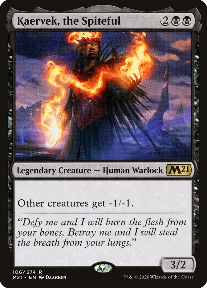 Kaervek, the Spiteful (106) [Core Set 2021]
