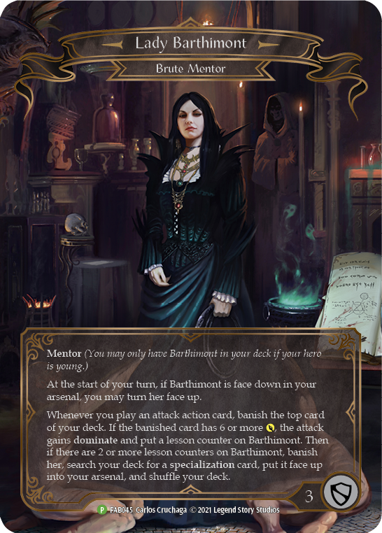 Lady Barthimont - FAB045 (FAB045) [Flesh and Blood: Promo Cards]