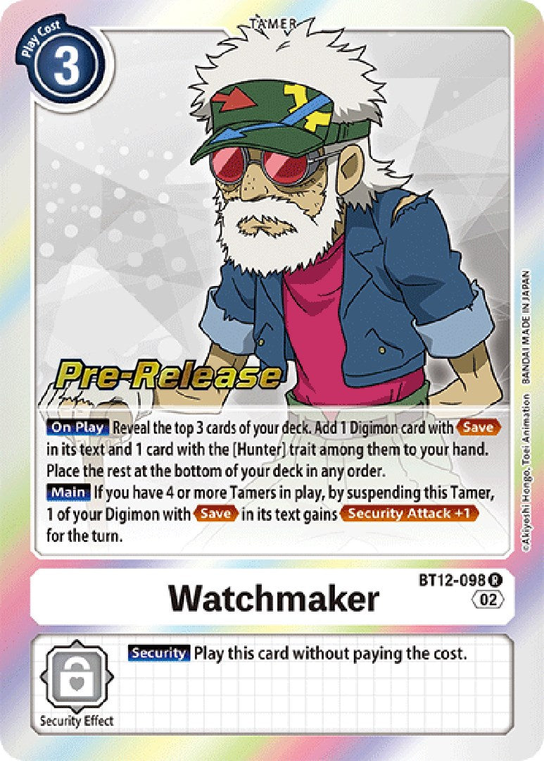 Watchmaker (BT12-098 R) [Across Time Pre-Release Cards]