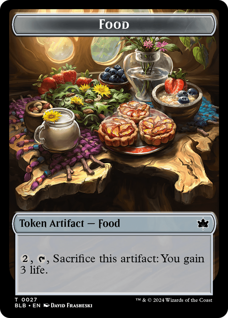 Food // Coruscation Mage Double-Sided Token (27 // 17) [Bloomburrow]