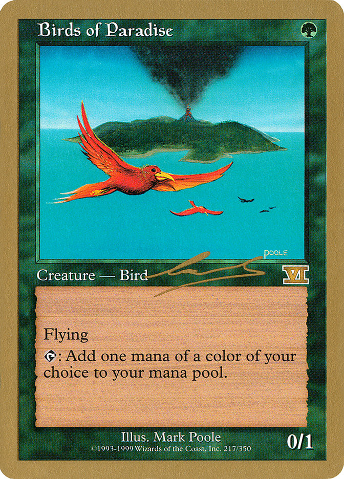 Birds of Paradise - 2000 Nicolas Labarre (6ED) [World Championship Decks]
