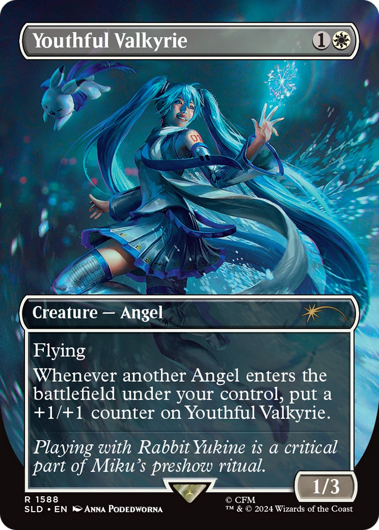 Youthful Valkyrie (Rainbow Foil) (1588) [Secret Lair Drop Series]