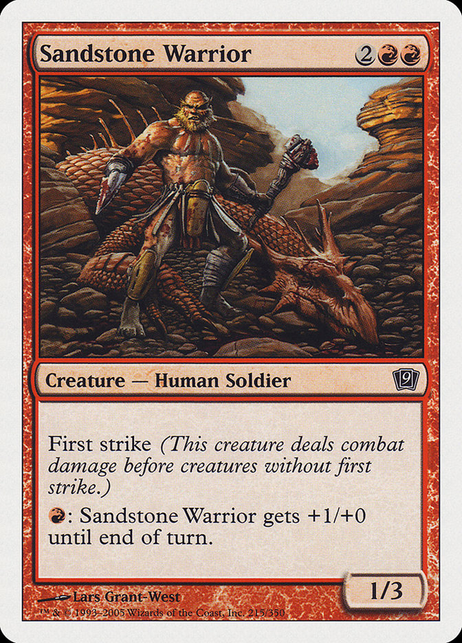 Sandstone Warrior (215) [9th Edition]