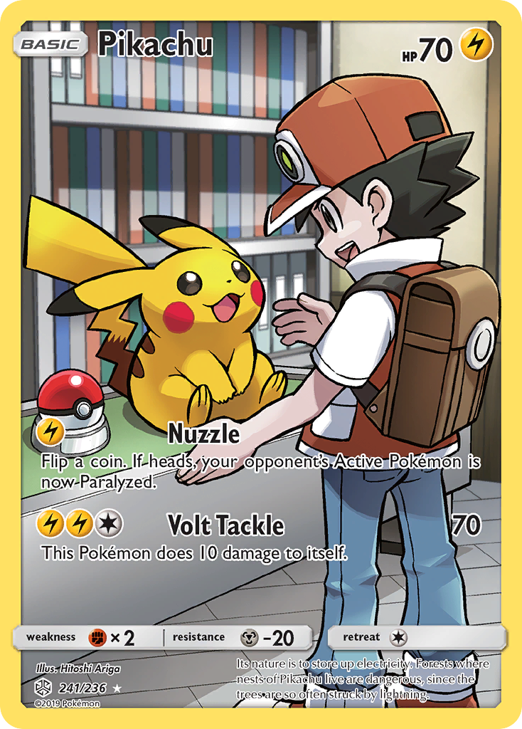 Pikachu (Secret) (241/236) [SM - Cosmic Eclipse]