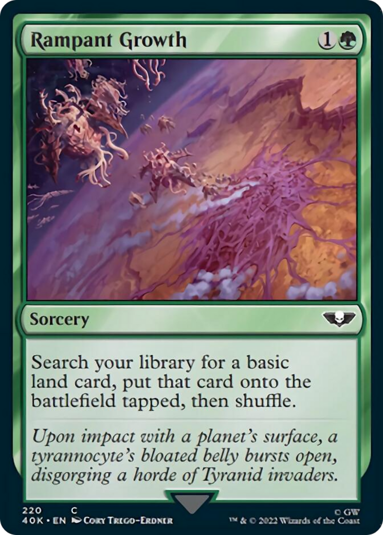 Rampant Growth (Surge Foil) (220) [Universes Beyond: Warhammer 40,000]