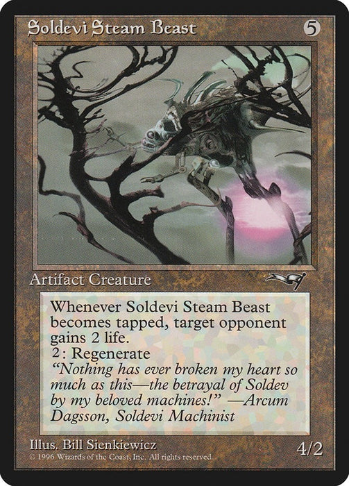 Image for Soldevi Steam Beast (Purple Sun) (178) - Magic: The Gathering