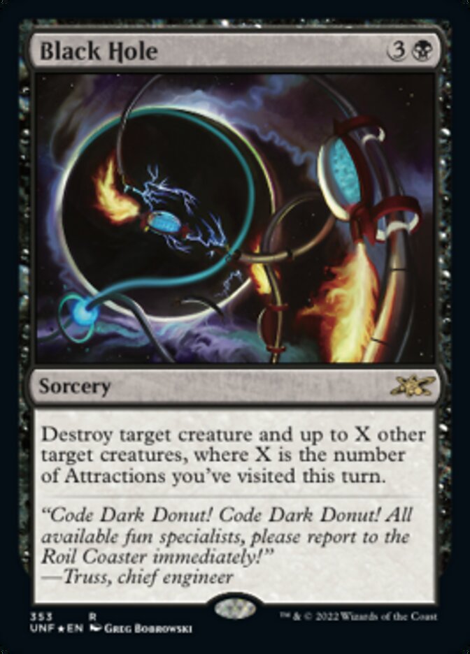 Black Hole (Galaxy Foil) (353) [Unfinity]