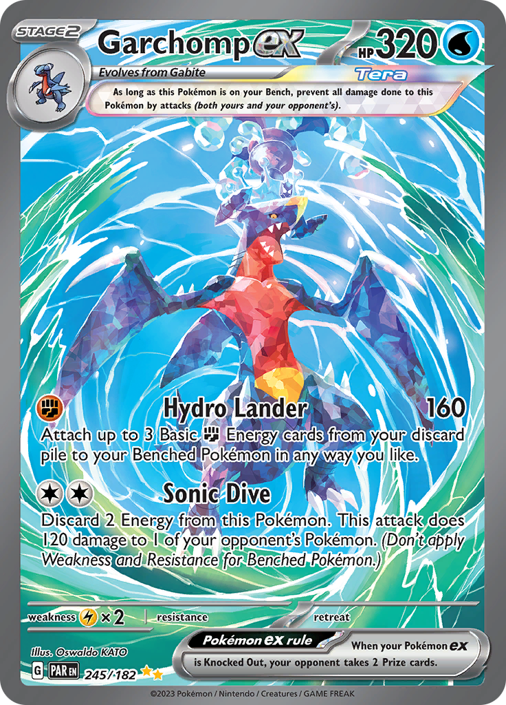 Garchomp ex (245/182) [SV04: Paradox Rift]