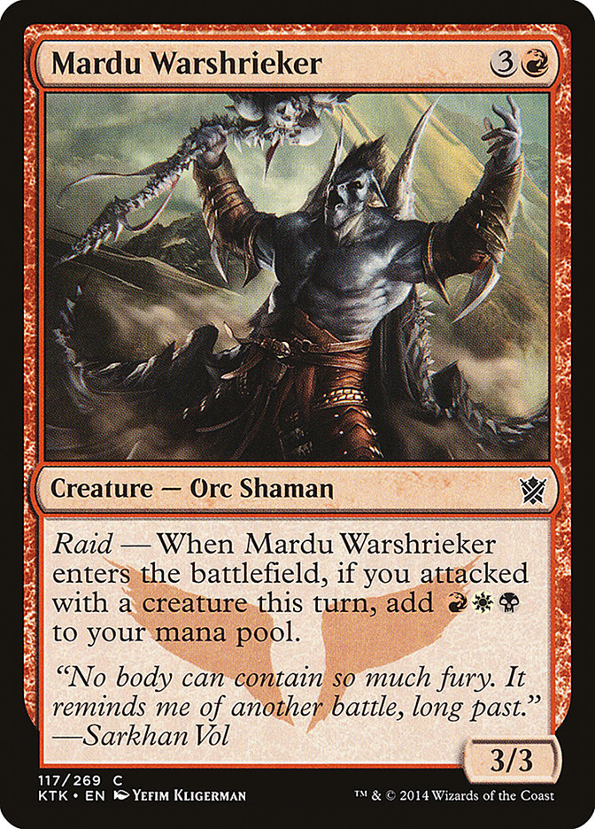Mardu Warshrieker (117) [Khans of Tarkir]
