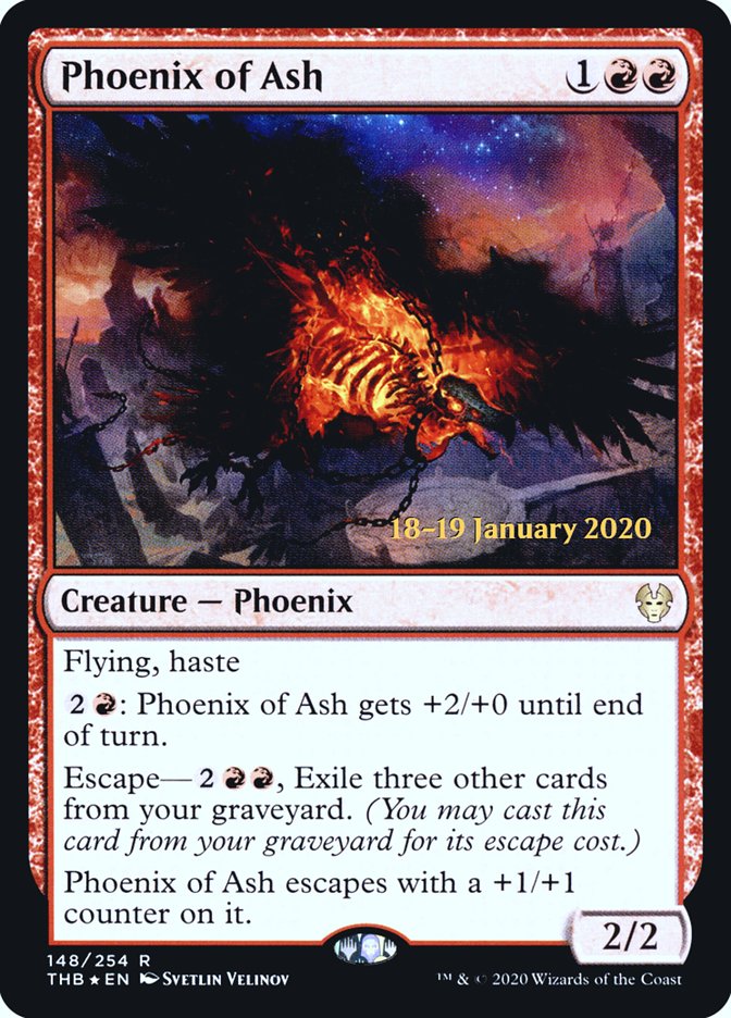 Phoenix of Ash (148) [Prerelease Cards]