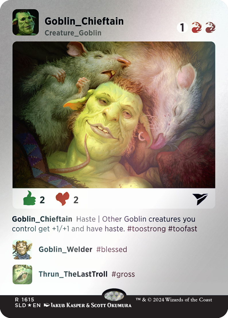 Goblin Chieftain (1615) (Rainbow Foil) (1615) [Secret Lair Drop Series]