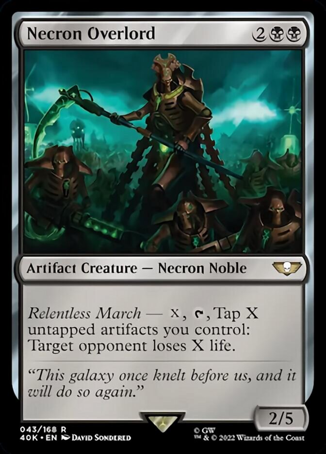 Necron Overlord (43) [Universes Beyond: Warhammer 40,000]