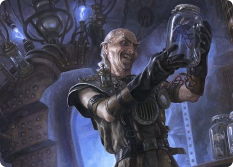 Delver of Secrets Art Card (21) [Art Series: Innistrad: Midnight Hunt]