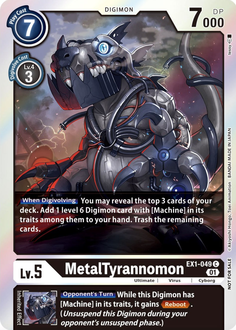 MetalTyrannomon (Premium Deck Set Lucky Pack) (EX1-049 C) [Classic Collection]