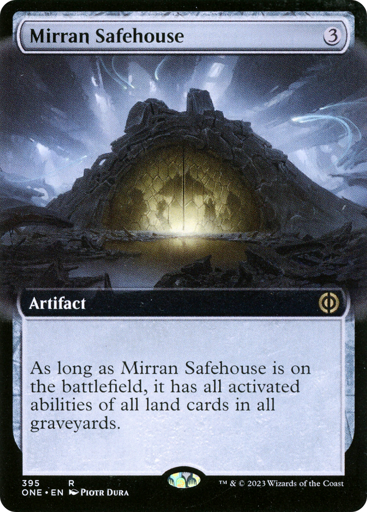 Mirran Safehouse (Extended Art) (395) [Phyrexia: All Will Be One]