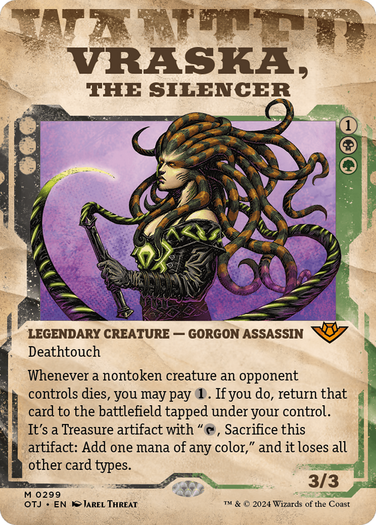 Vraska, the Silencer (Showcase) (299) [Outlaws of Thunder Junction]