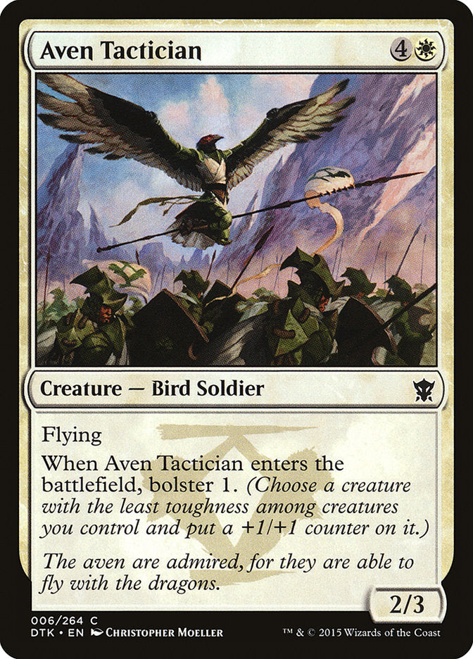 Aven Tactician (6) [Dragons of Tarkir]