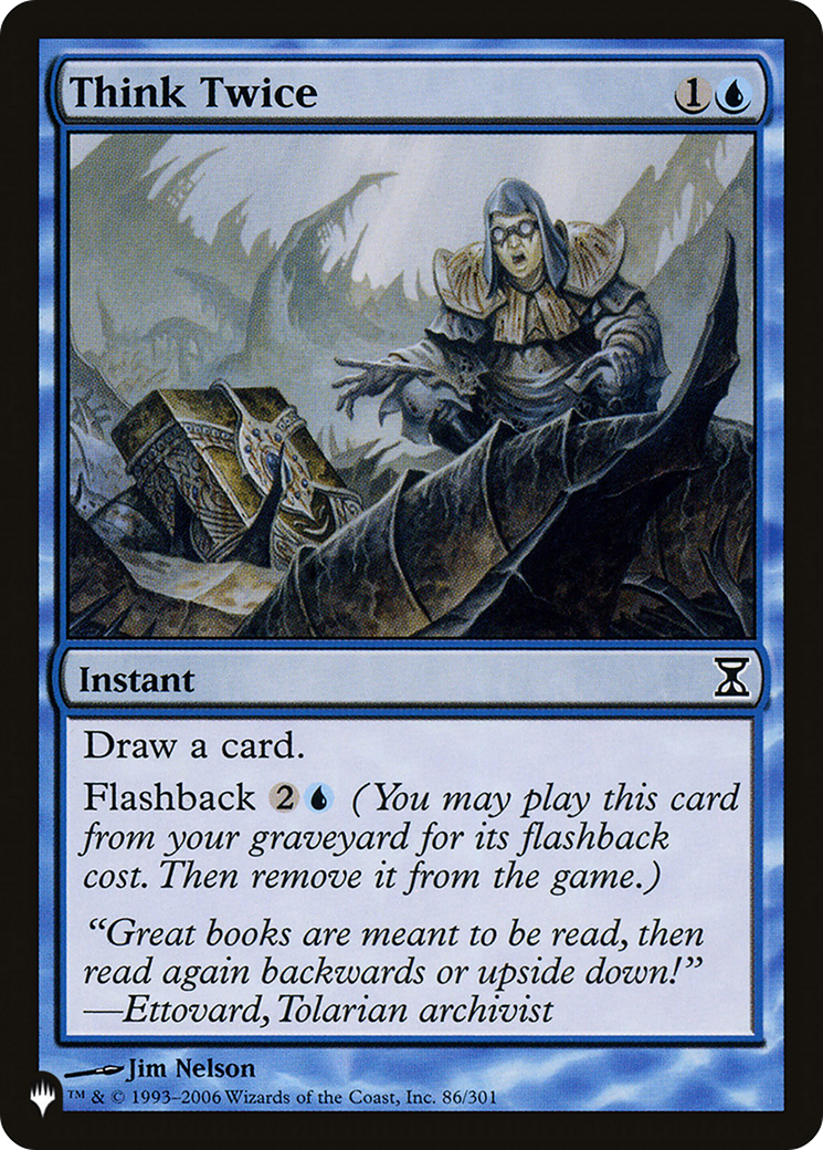 Think Twice (86/301) [The List Reprints]