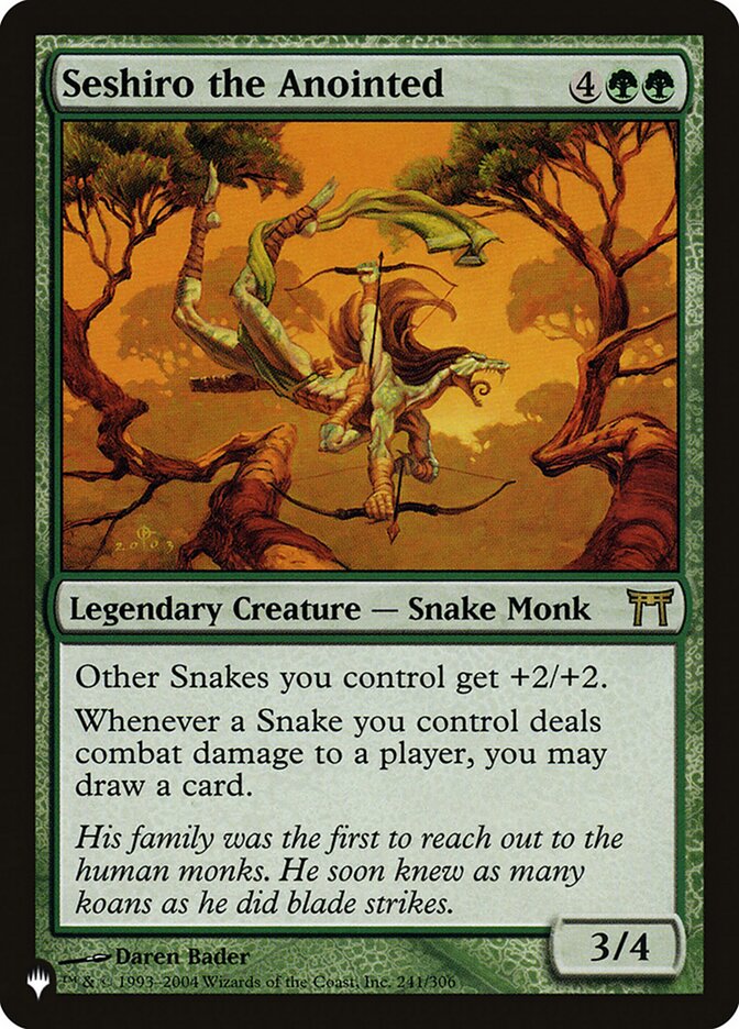 Seshiro the Anointed (241/306) [The List Reprints]