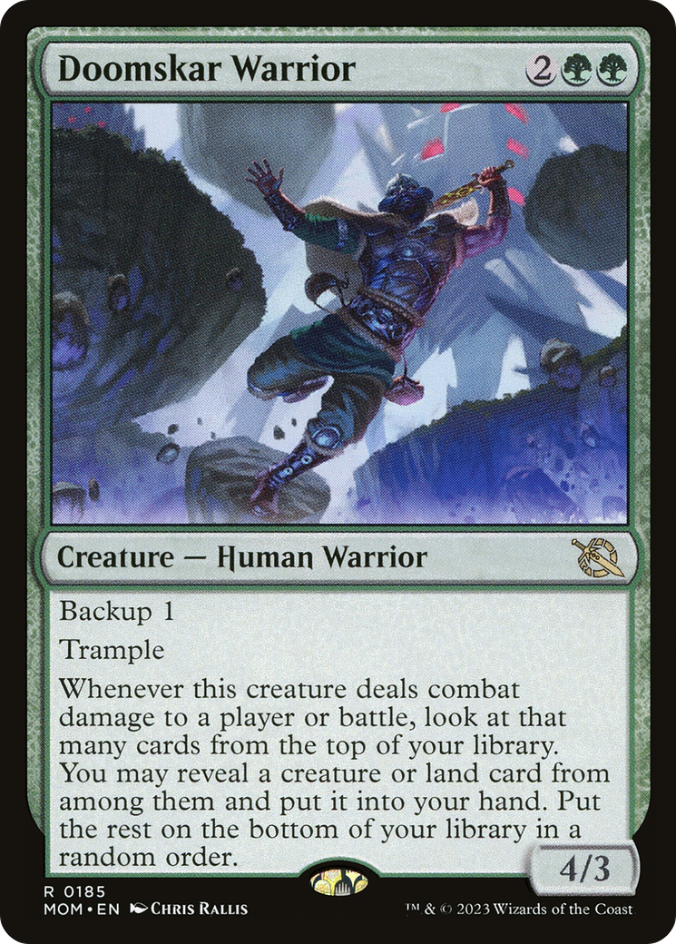 Doomskar Warrior (185) [March of the Machine]