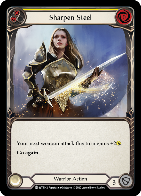 Sharpen Steel (Yellow) (WTR142) [Welcome to Rathe]