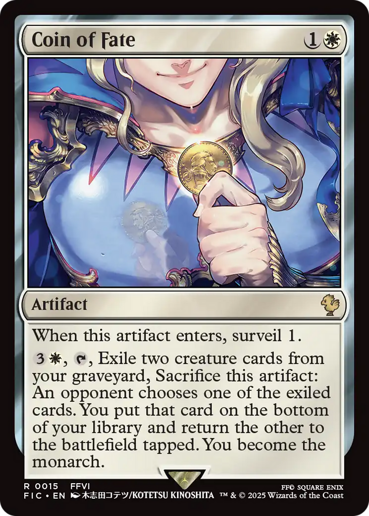 Coin of Fate (15) [Commander: FINAL FANTASY]