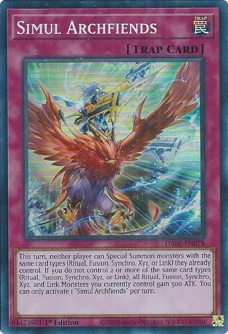 Simul Archfiends (DABL-EN078) [Darkwing Blast]