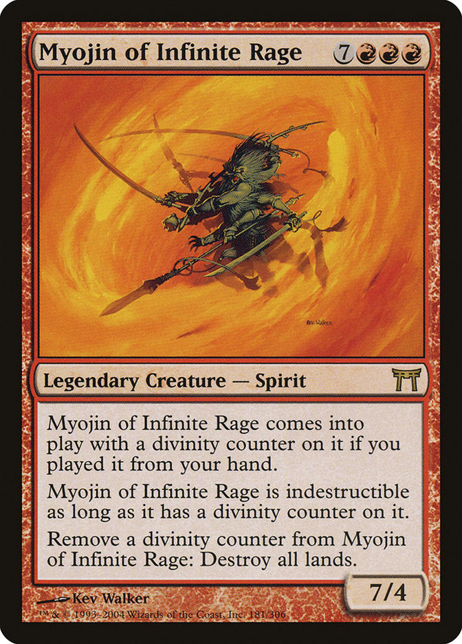 Myojin of Infinite Rage (181) [Champions of Kamigawa]