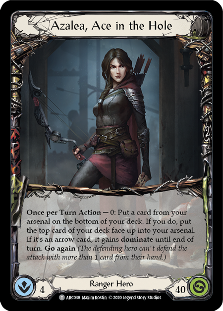 Azalea, Ace in the Hole // Crucible of Aetherweave (ARC038 // ARC115) [Arcane Rising]