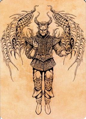 Raphael, Fiendish Savior Art Card (75/81) (75) [Art Series: Commander Legends: Battle for Baldur's Gate]