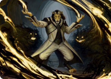 Leonin Lightscribe Art Card (3) [Art Series: Strixhaven]