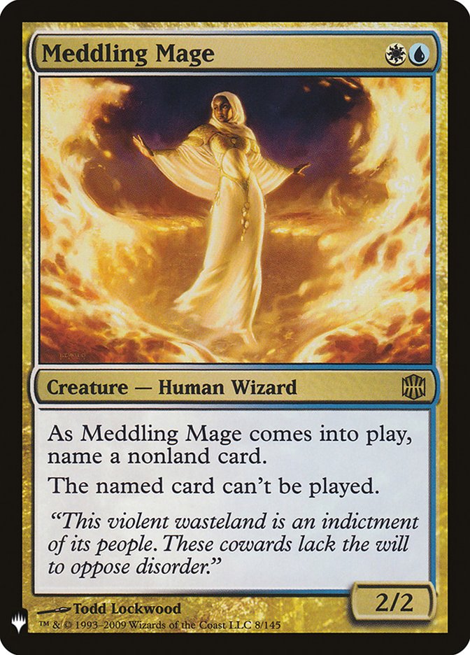 Meddling Mage (8) [The List Reprints]