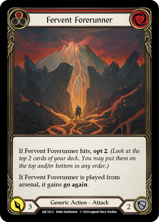 Fervent Forerunner (Red) (ARC182) [Arcane Rising]
