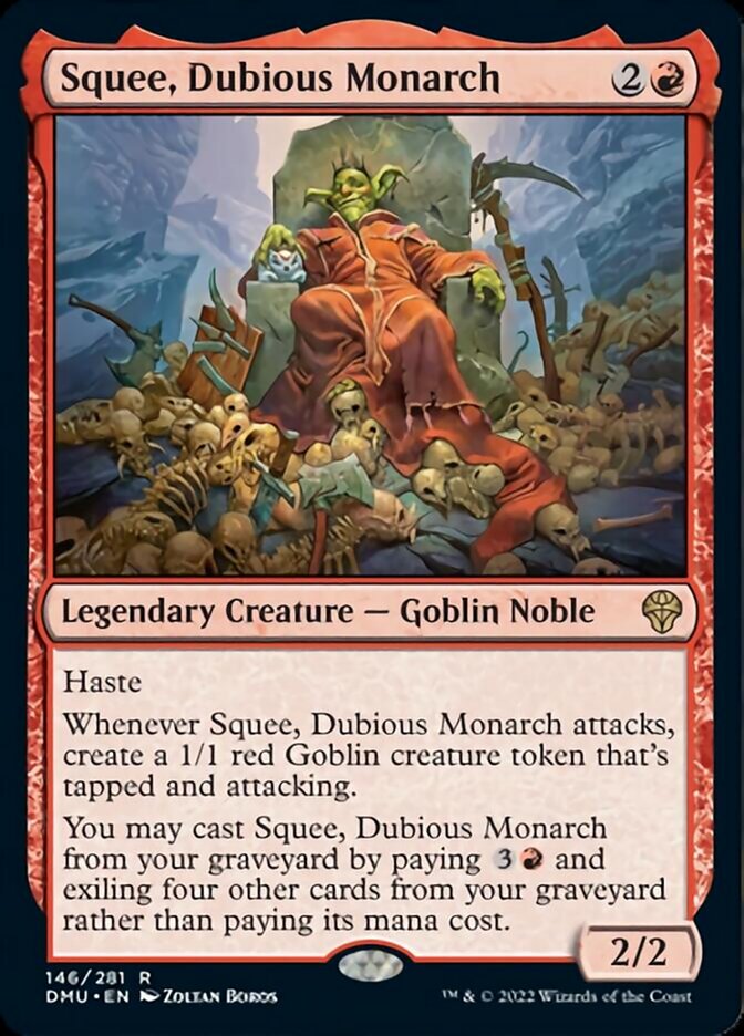 Squee, Dubious Monarch (146) [Dominaria United]