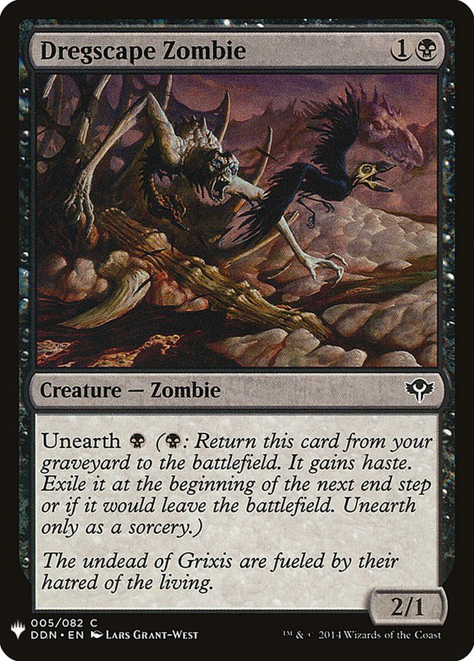 Dregscape Zombie (5) [The List Reprints]