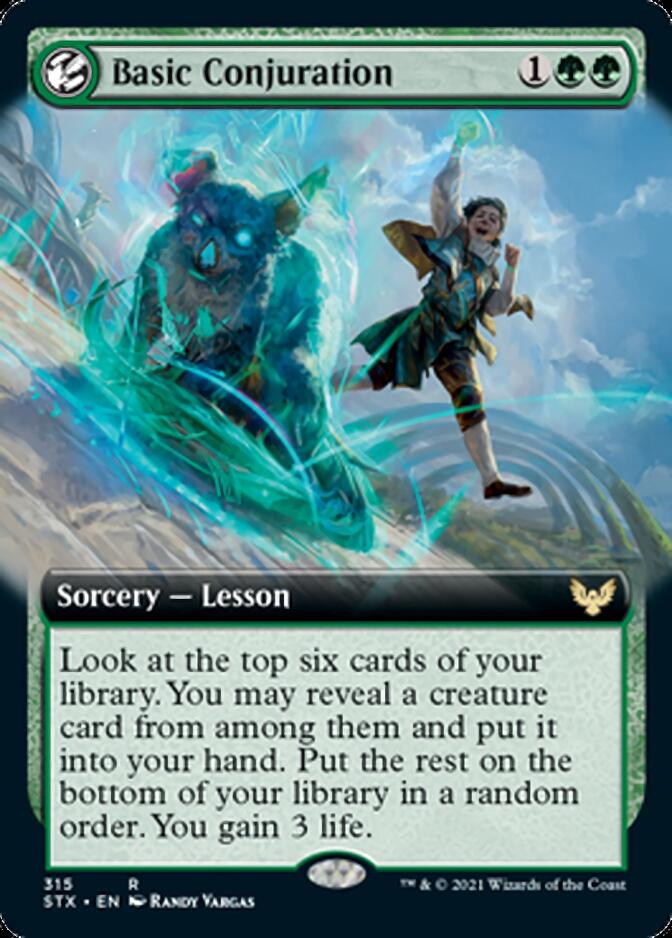 Basic Conjuration (Extended Art) (315) [Strixhaven: School of Mages]