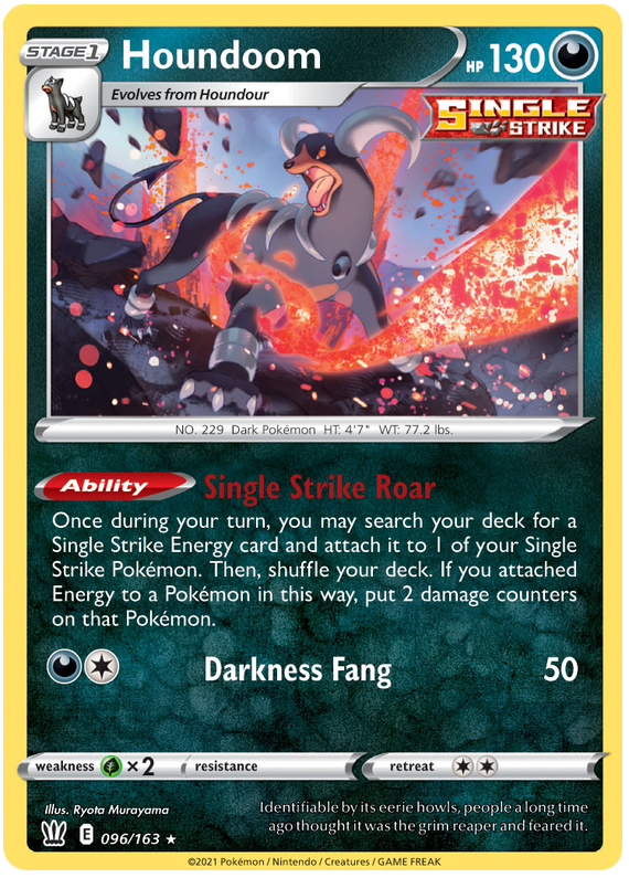 Houndoom (096/163) [SWSH05: Battle Styles]