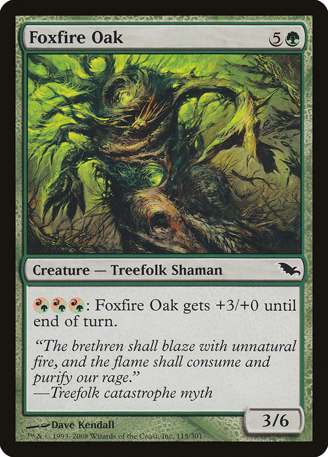 Foxfire Oak (115) [Shadowmoor]