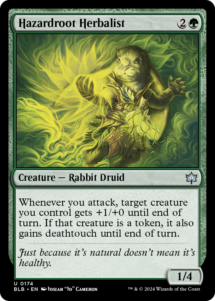 Hazardroot Herbalist (174) [Bloomburrow]