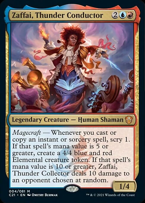 Zaffai, Thunder Conductor (4) [Commander 2021]