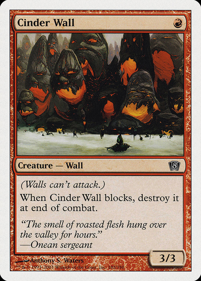 Cinder Wall (182) [8th Edition]