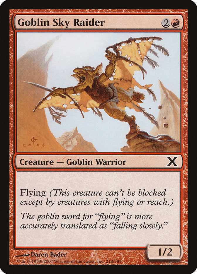 Goblin Sky Raider (210) [10th Edition]