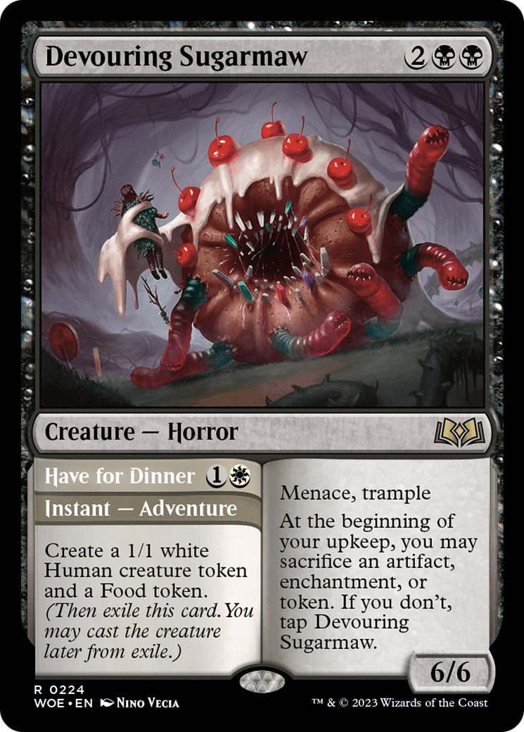 Devouring Sugarmaw (224) [Wilds of Eldraine]