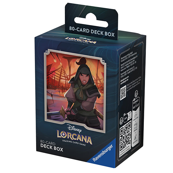 DIsney Lorcana: Deck Box (Mulan - Soldier in Training)