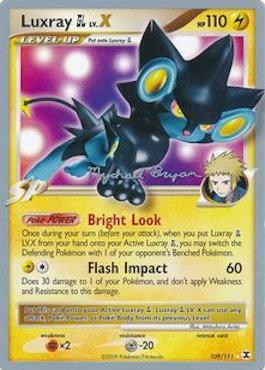 Luxray GL LV.X - 2010 (Mychael Bryan) (109/111) [World Championship Decks]